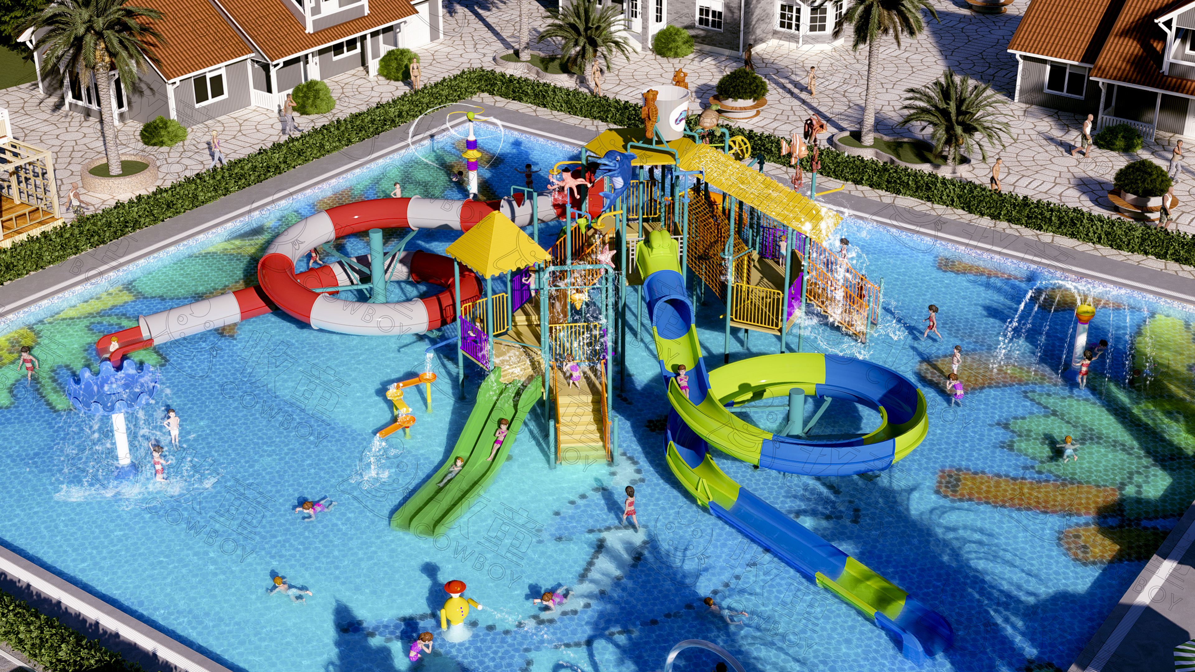 水上樂園數(shù)據(jù)化 水上樂園設(shè)備