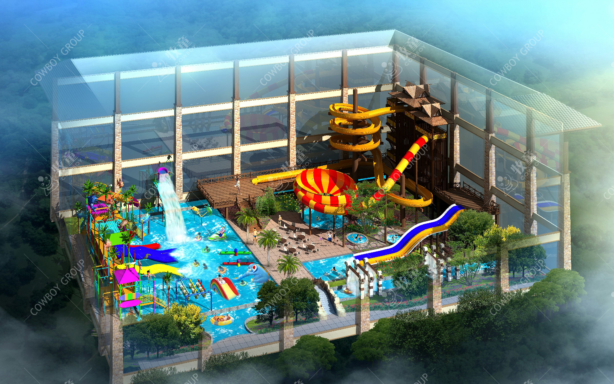 恒溫兒童水上樂(lè)園設(shè)備的主題風(fēng)格有哪些？